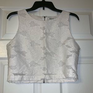 Crop white top Forever21